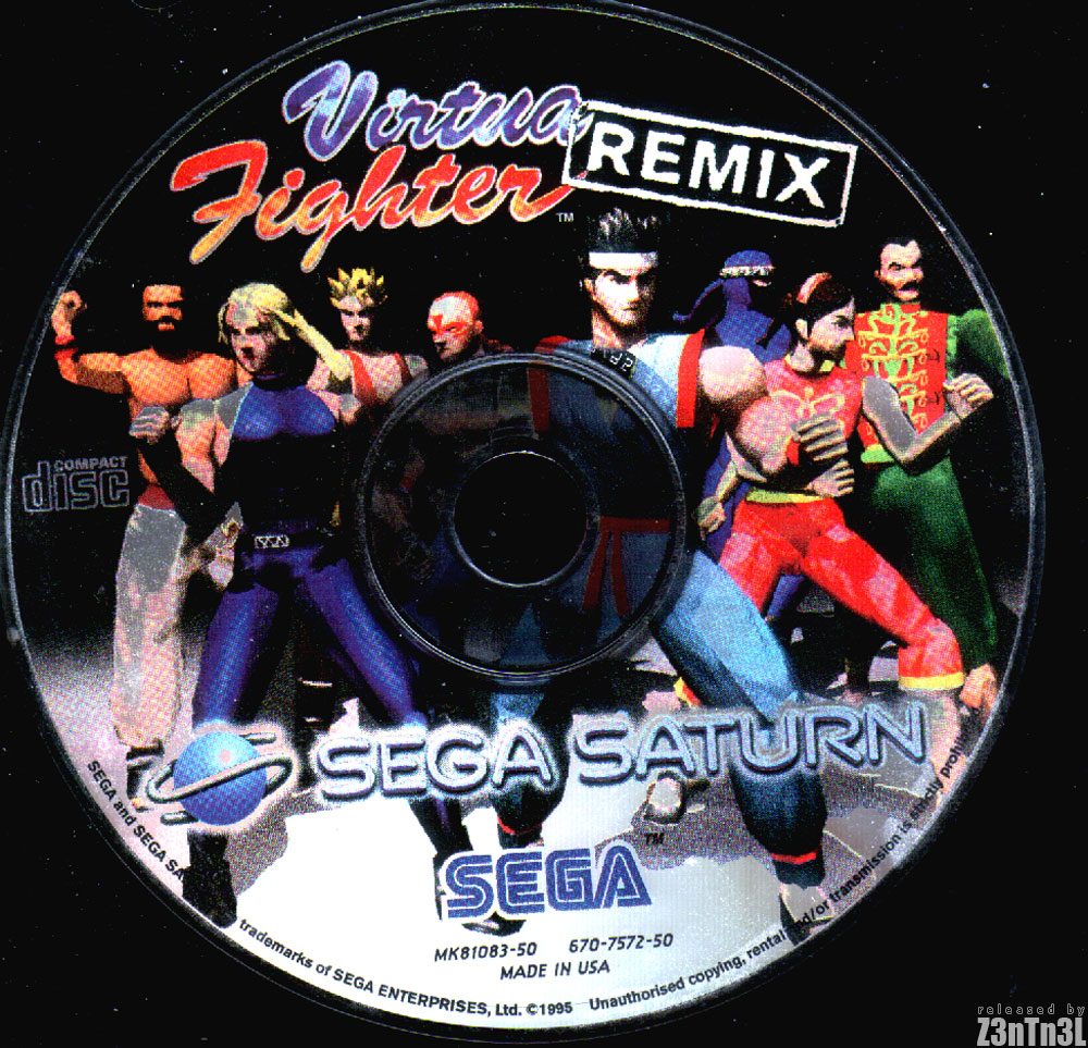 Sega Saturn V Virtua Fighter Remix E Game Covers Box Scans Box Art CD ...